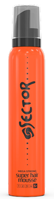 SECTOR SUPER HAIR MOUSSE MEGA STRONG 200 ml